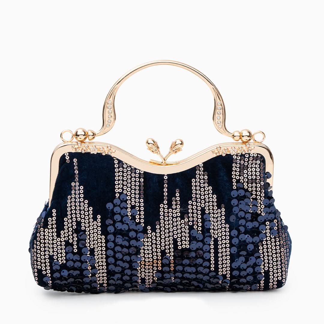 Alyannah Sequin Flannel Handbag - ShopLorca
