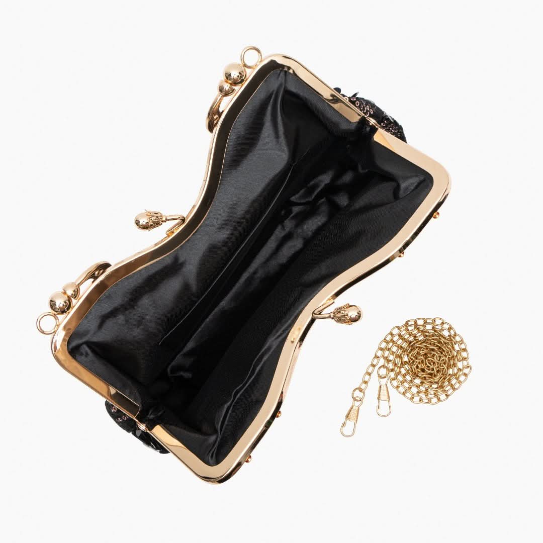 Alyannah Sequin Flannel Handbag - ShopLorca