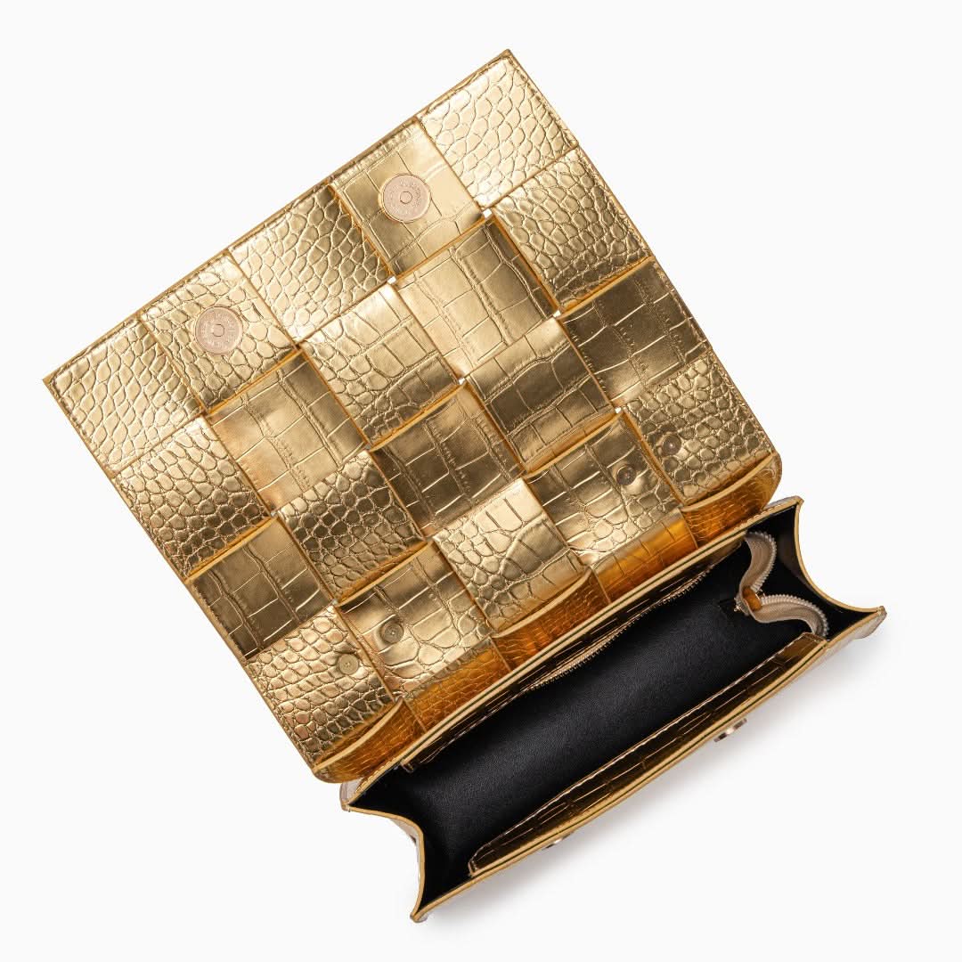 Crocodile Pattern Crossbody Bag - ShopLorca