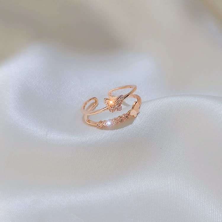 Double Butterfly Ring - ShopLorca