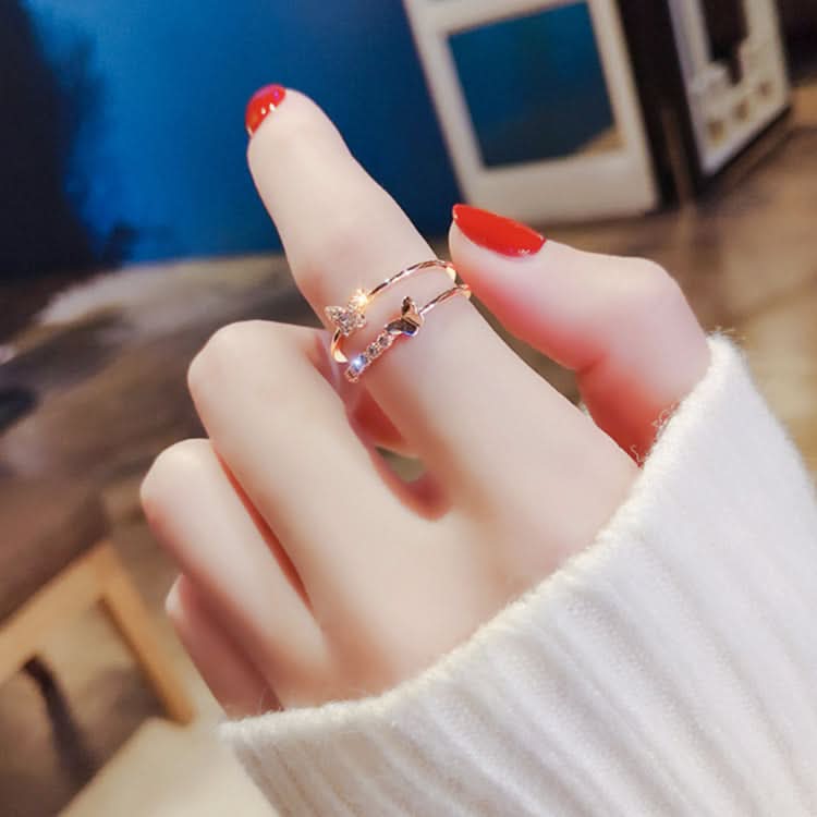 Double Butterfly Ring - ShopLorca