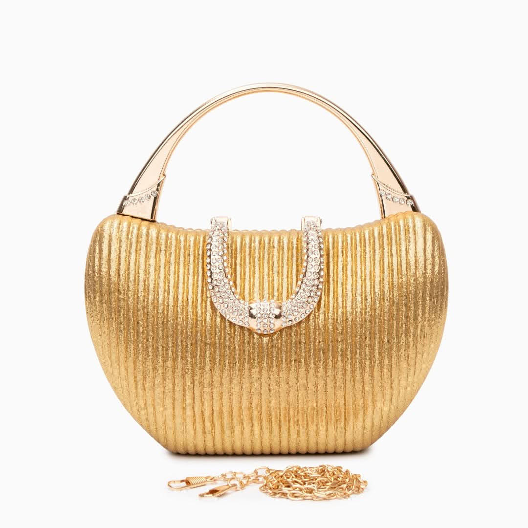 Fancy Metallic Evening Handbag - ShopLorca