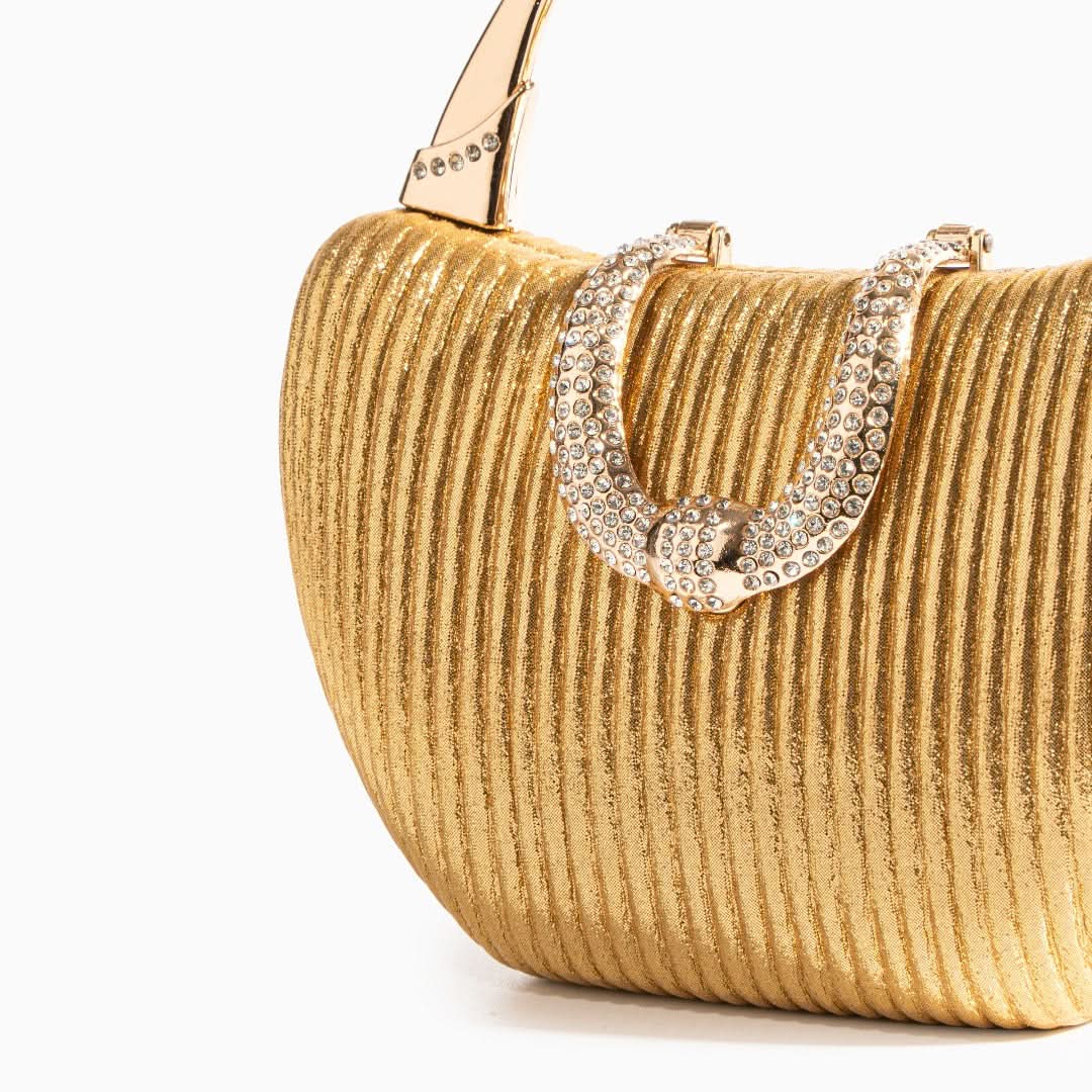 Fancy Metallic Evening Handbag - ShopLorca