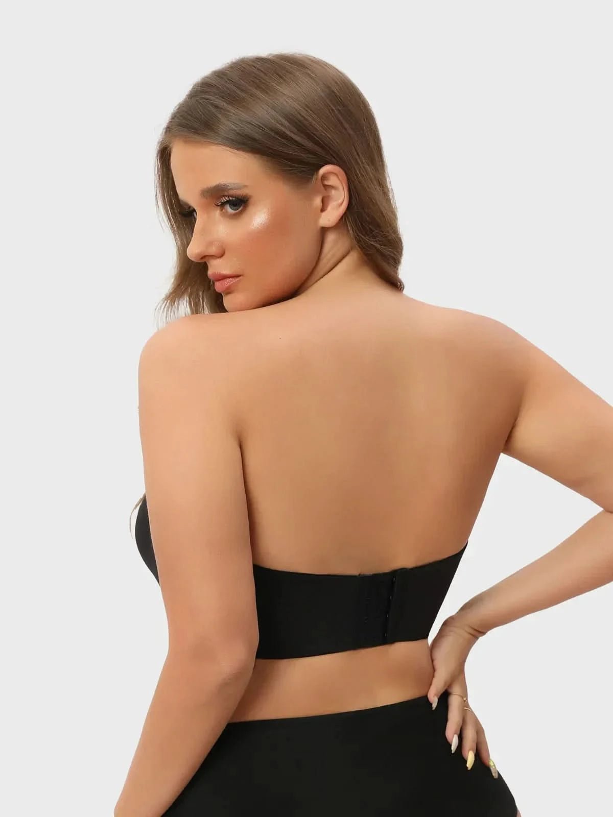 Lamouria Full Support Non - Slip Convertible Bandeau Bra - ShopLorca