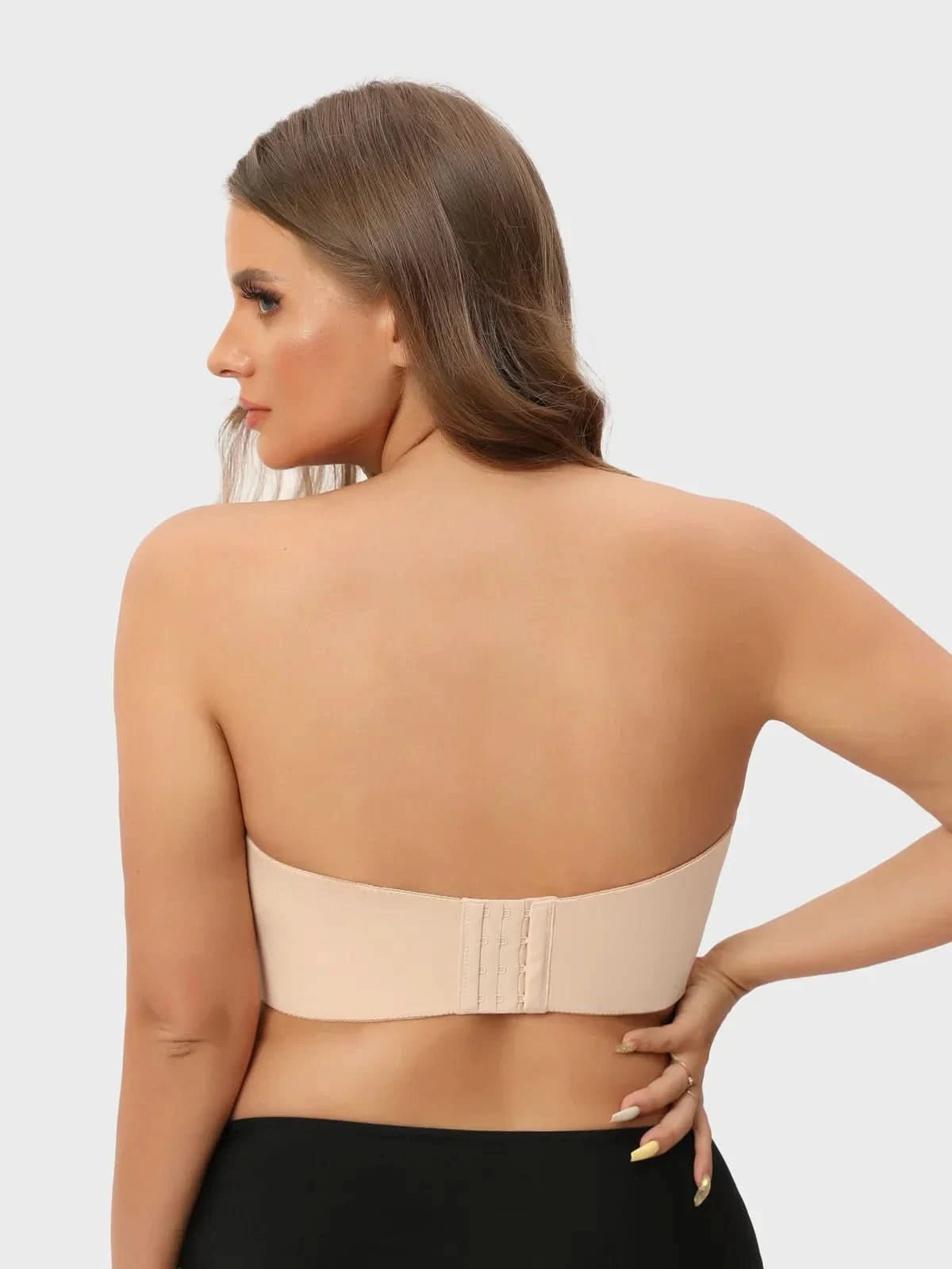 Lamouria Full Support Non - Slip Convertible Bandeau Bra - ShopLorca
