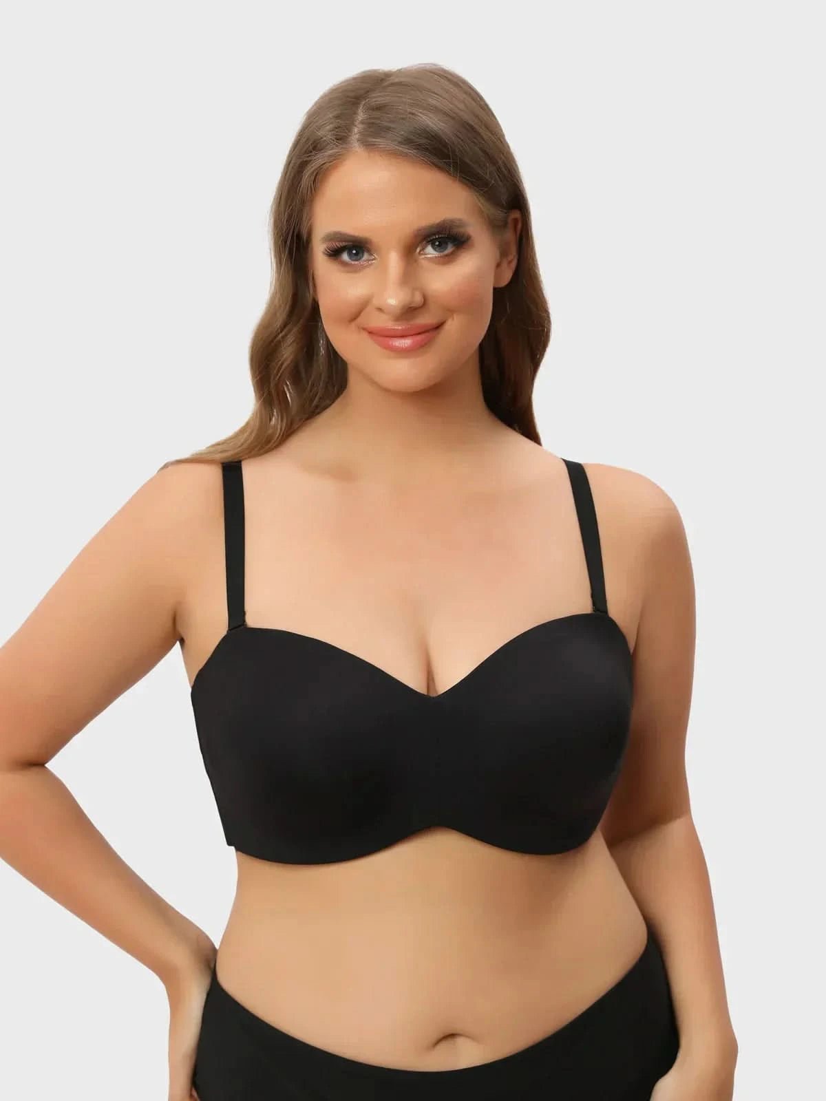 Lamouria Full Support Non - Slip Convertible Bandeau Bra - ShopLorca