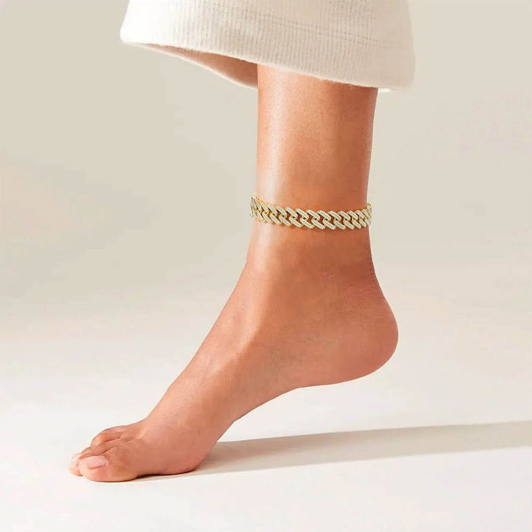 Lustrous Cuban Anklet - ShopLorca