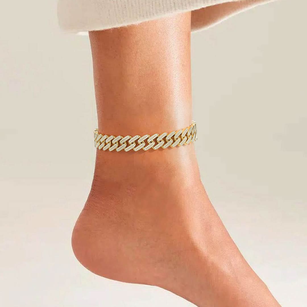 Lustrous Cuban Anklet - ShopLorca