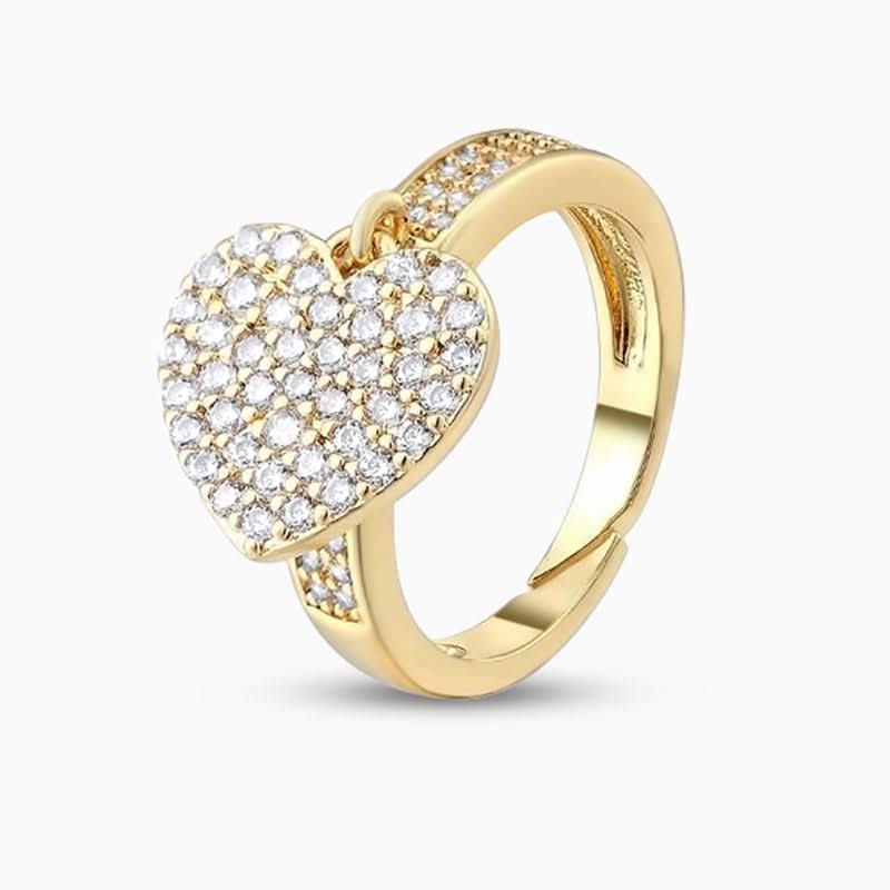 Sparkling Heart Ring - ShopLorca