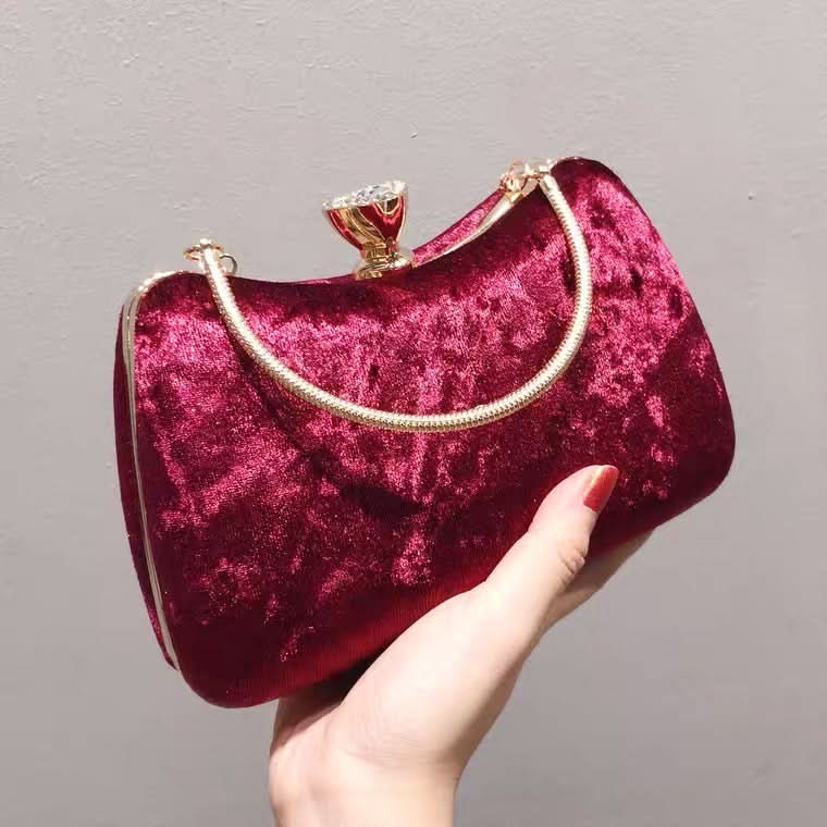 Velvet Flask Clutch Bag - ShopLorca