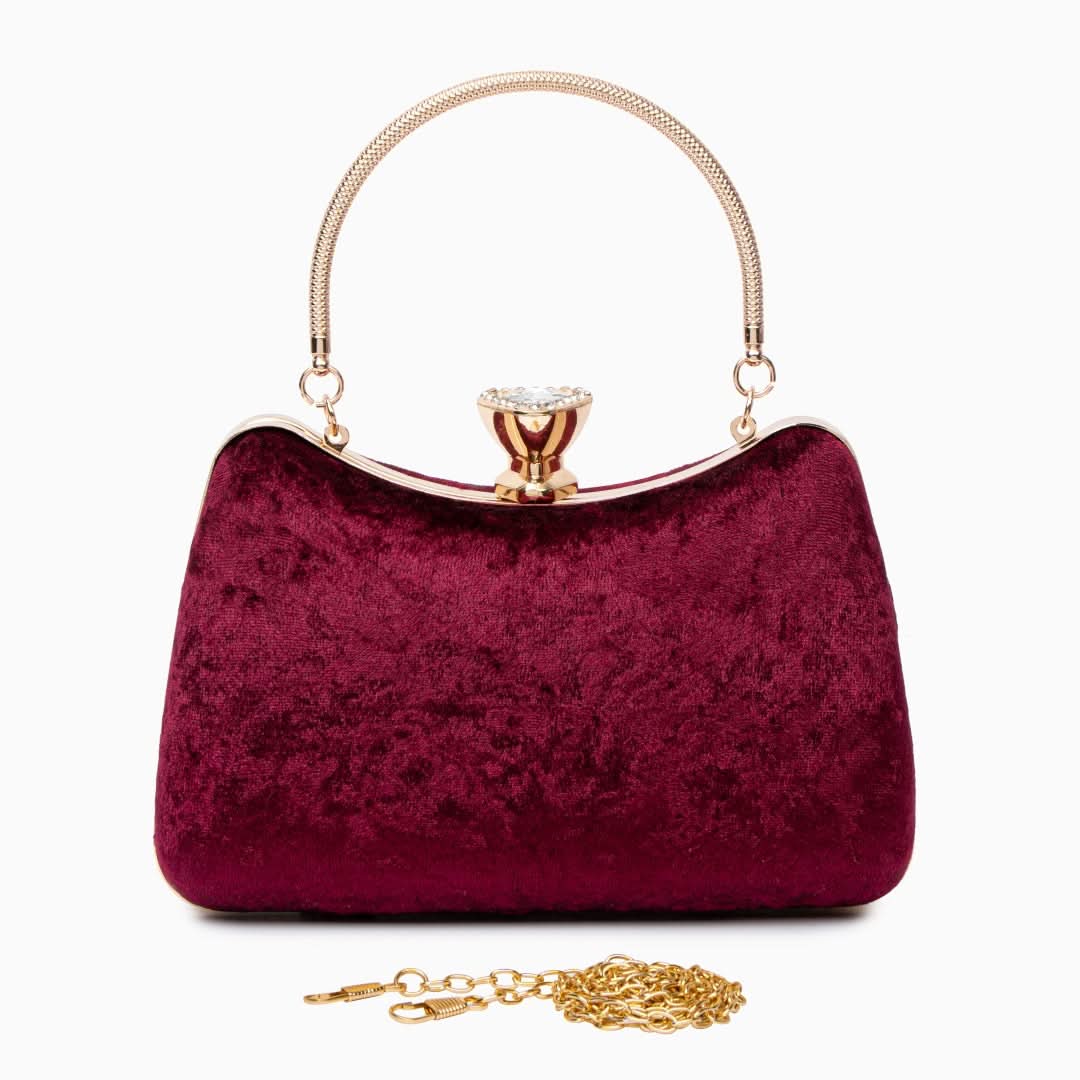 Velvet Flask Clutch Bag - ShopLorca