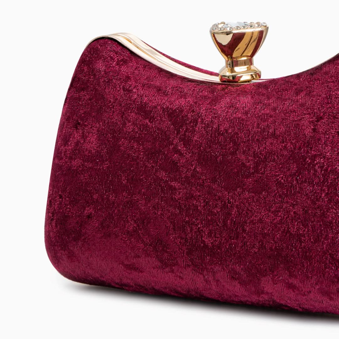 Velvet Flask Clutch Bag - ShopLorca