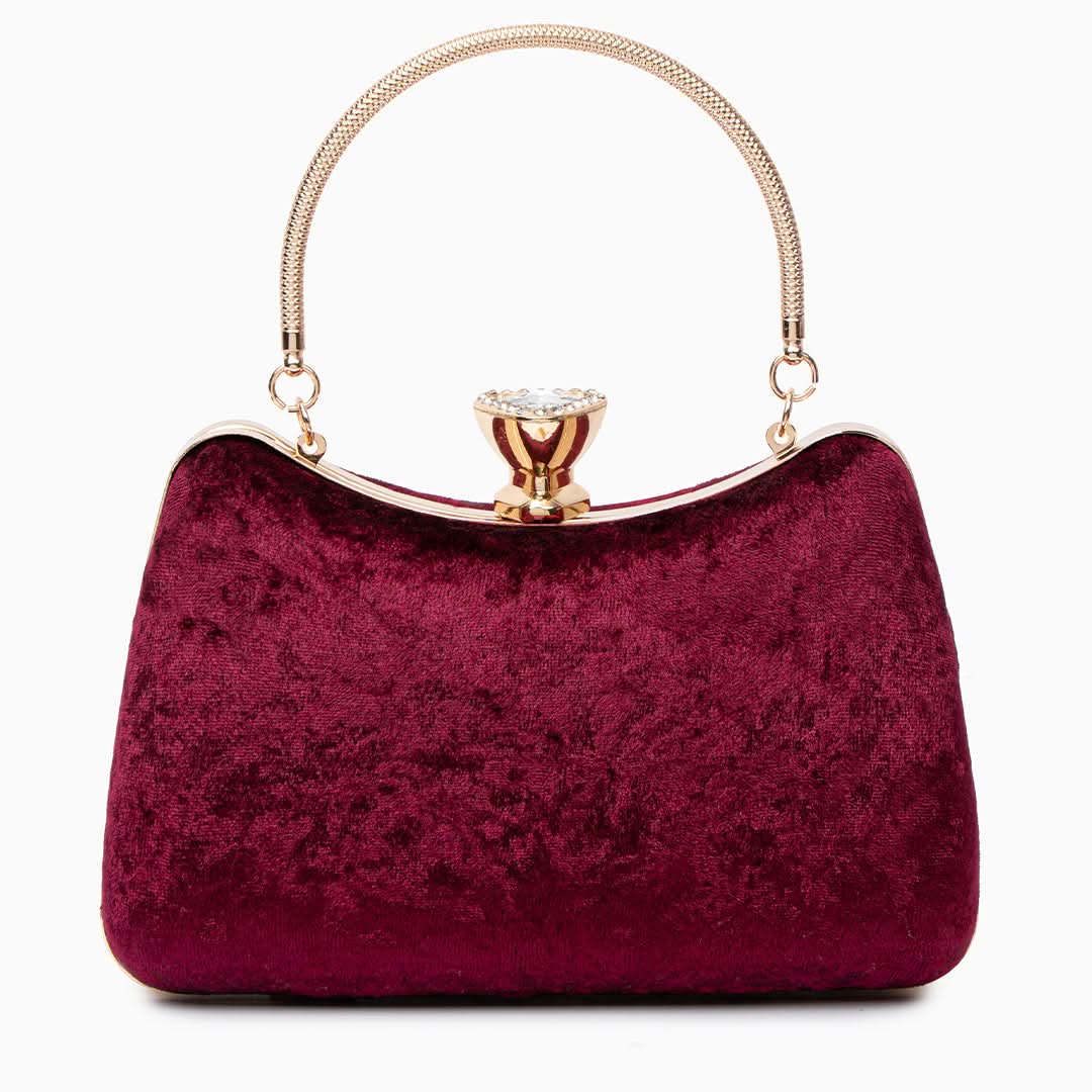 Velvet Flask Clutch Bag - ShopLorca