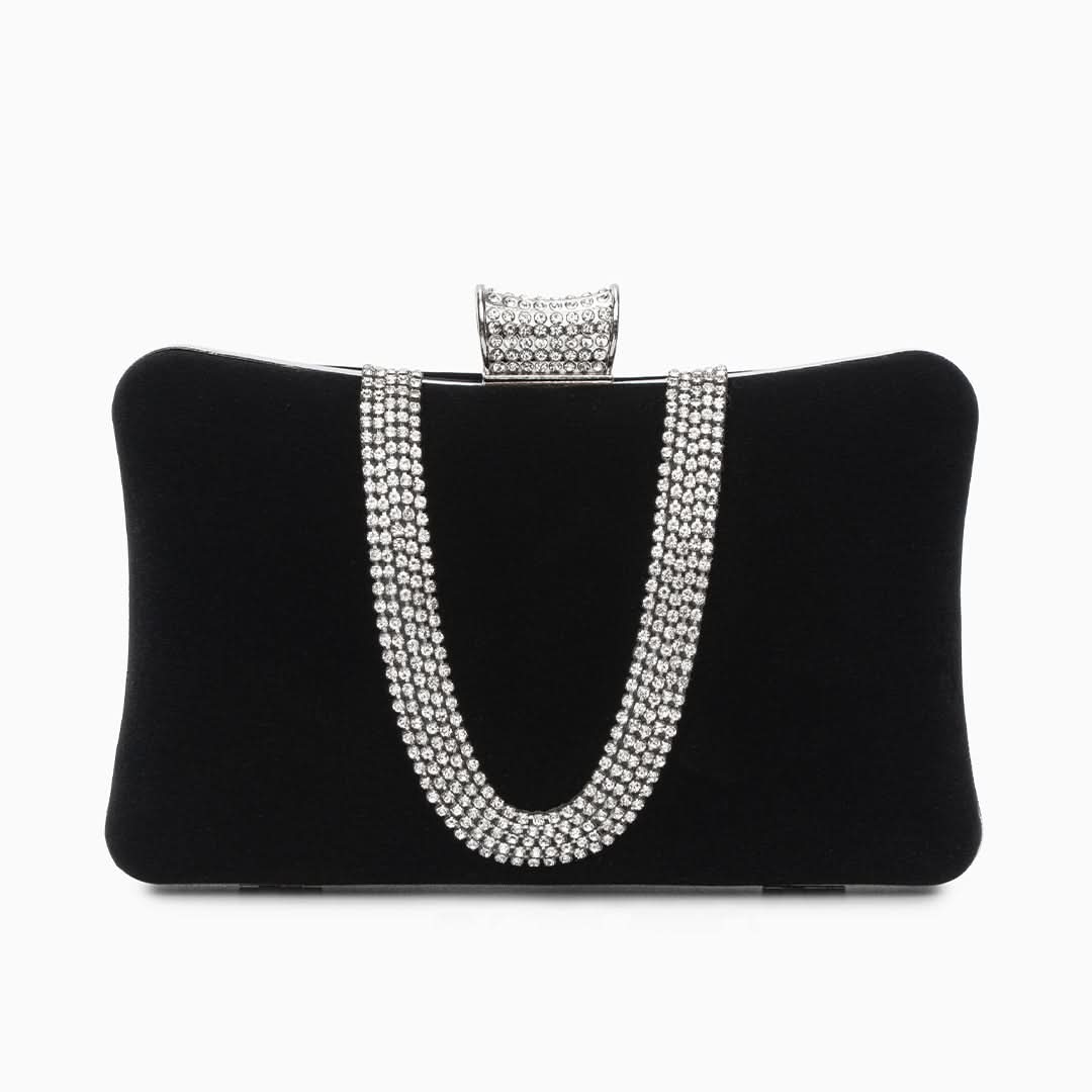 Velvet Sparkles Clutch Bag - ShopLorca