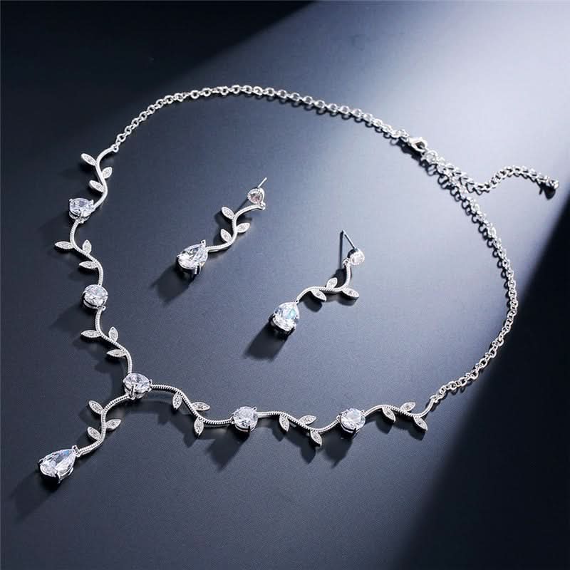 Vine and Stud Sparkle Jewelry Set - ShopLorca