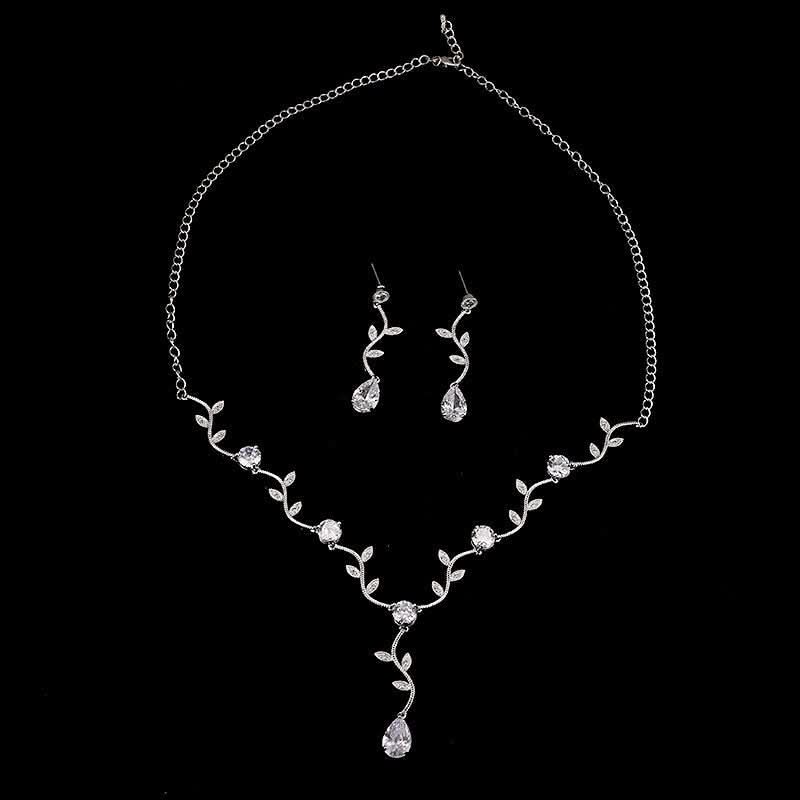Vine and Stud Sparkle Jewelry Set - ShopLorca