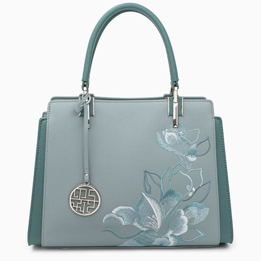 Cleo Genuine Leather Medium Tote Bag - ShopLorca