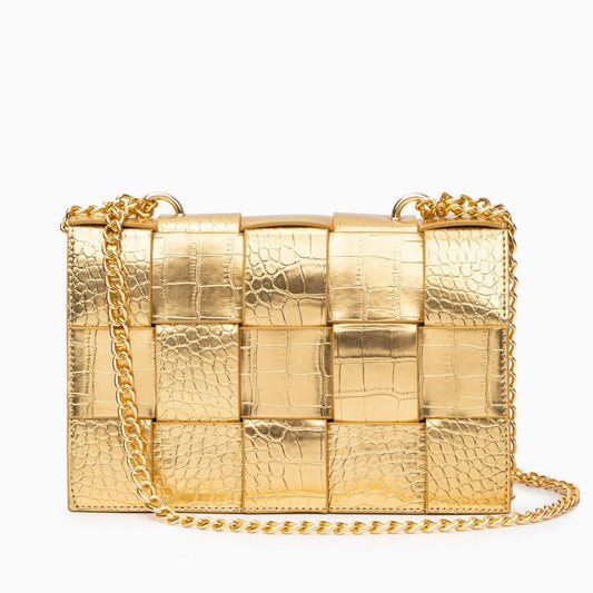 Crocodile Pattern Crossbody Bag - ShopLorca