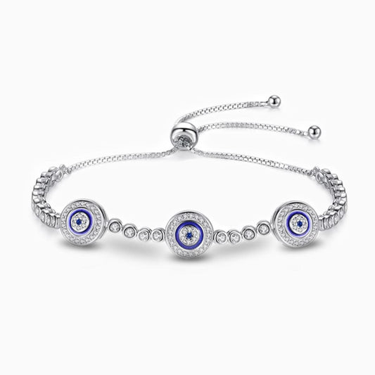 Dazzling Symbolic Evil Eye Bracelet - ShopLorca