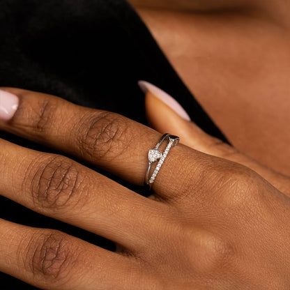 Double Heart Ring - ShopLorca