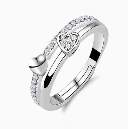 Double Heart Ring - ShopLorca
