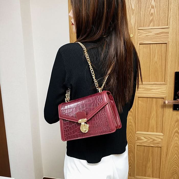 Emily Crocodile Crossbody Bag - ShopLorca