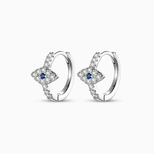 Evil Eye Huggie Earrings - ShopLorca