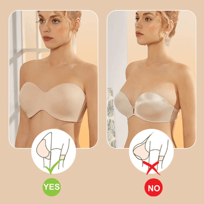 Lamouria Full Support Non - Slip Convertible Bandeau Bra - ShopLorca