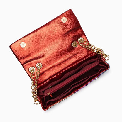Mira Metallic Shoulder Bag - ShopLorca