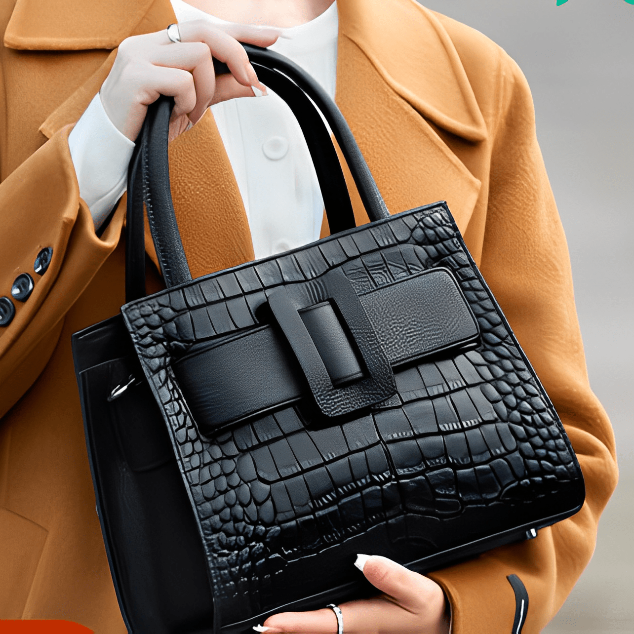 Neesha Genuine Leather Medium Tote Bag - ShopLorca