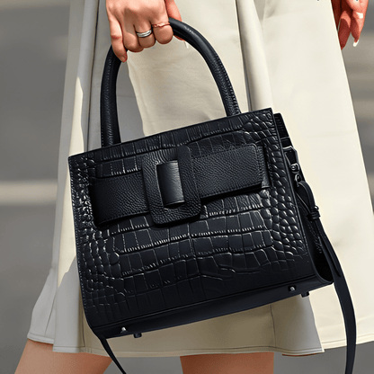 Neesha Genuine Leather Medium Tote Bag - ShopLorca