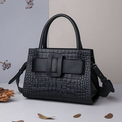 Neesha Genuine Leather Medium Tote Bag - ShopLorca