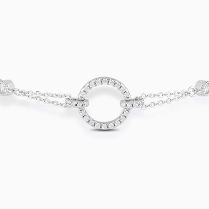 Scintillante Open Circle Pendant Bracelet - ShopLorca