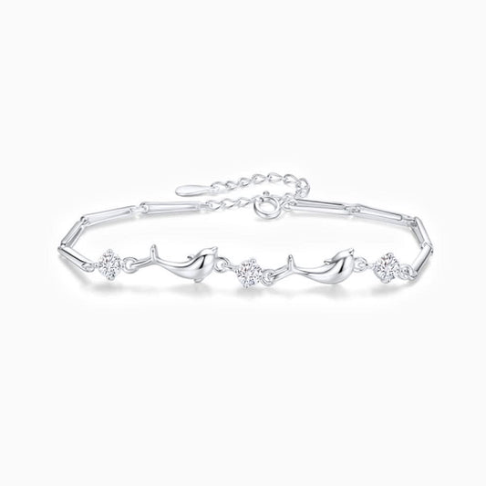 Sparkling Dolphin Bracelet - ShopLorca