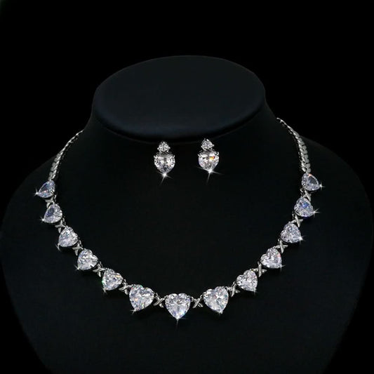 Sparkling Hearts Jewelry Set - ShopLorca