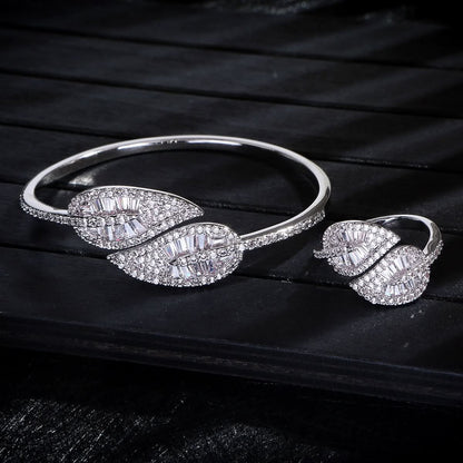 Sparkling Leaves Jewelry Set - ShopLorca