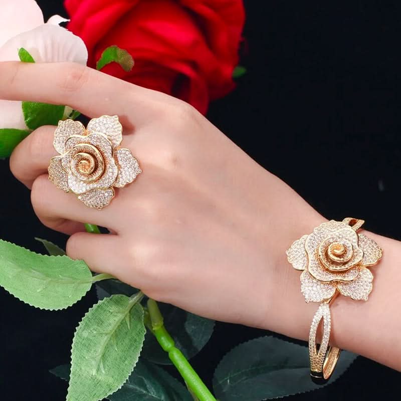 Sparkling Rose Jewelry Set - ShopLorca