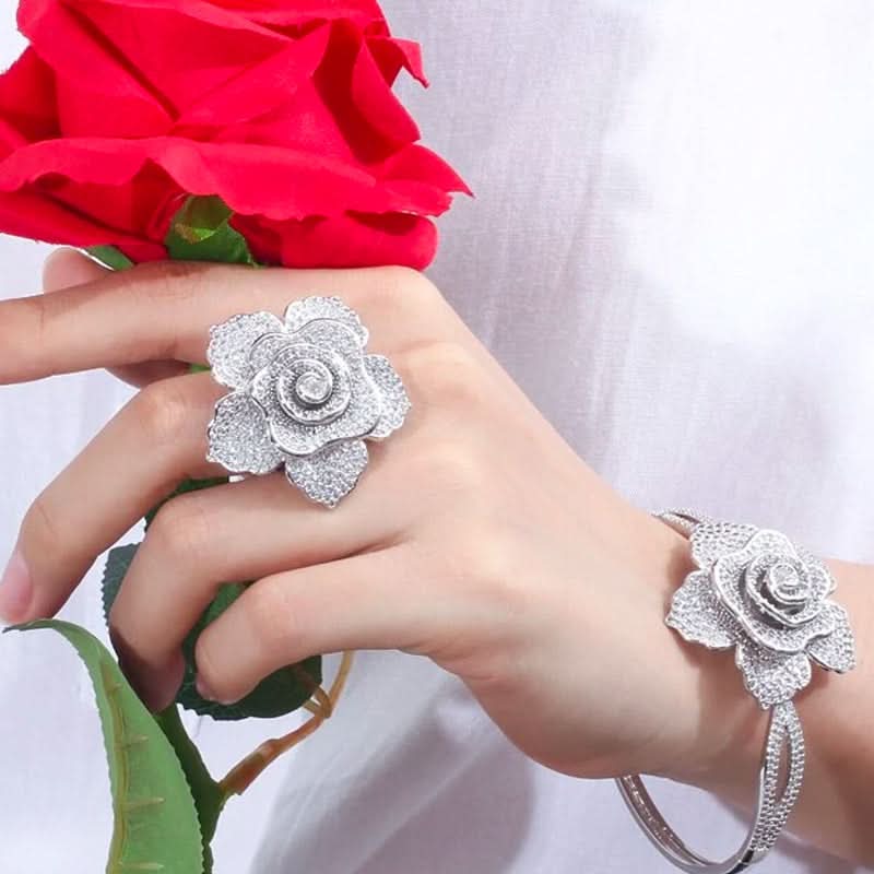 Sparkling Rose Jewelry Set - ShopLorca