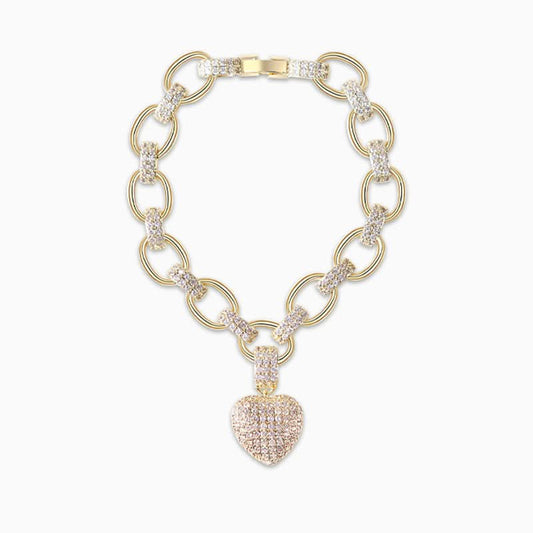 The Hills Heart Pendant Bracelet - ShopLorca