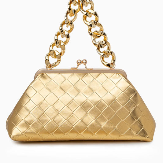Valentina Cross Chained Crossbody Bag - ShopLorca