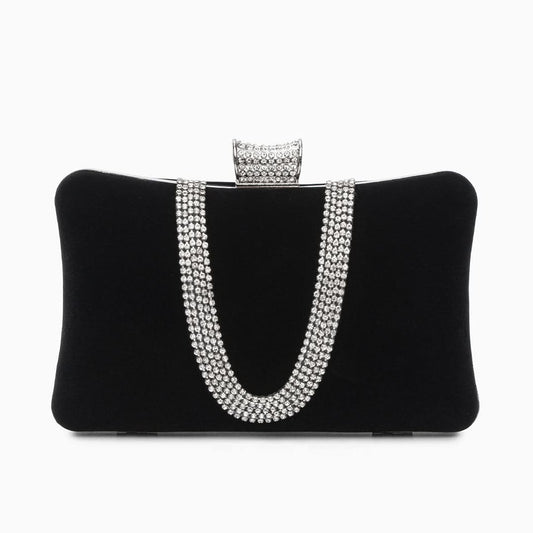 Velvet Sparkles Clutch Bag - ShopLorca