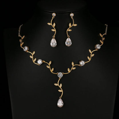 Vine and Stud Sparkle Jewelry Set - ShopLorca