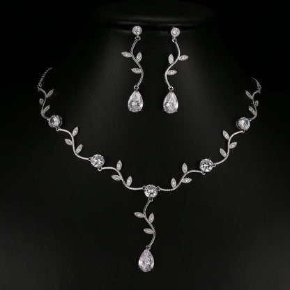 Vine and Stud Sparkle Jewelry Set - ShopLorca