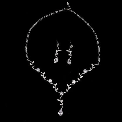 Vine and Stud Sparkle Jewelry Set - ShopLorca